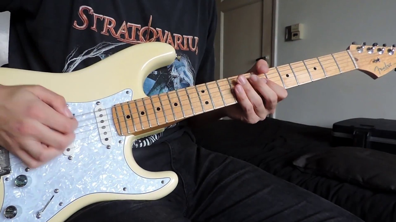 El beso de la bruja (Rata Blanca) solo cover por C&eacute;sar Ambrosini