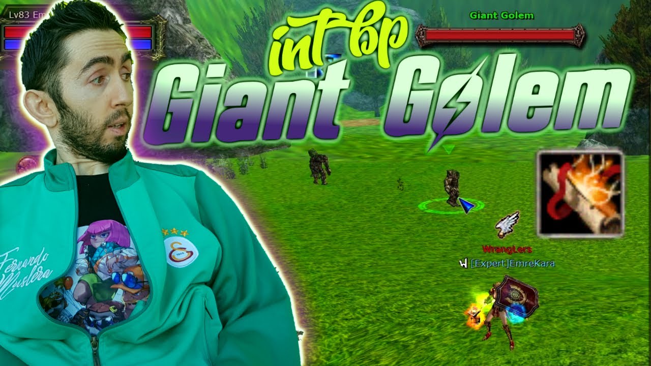 İNT BP OLDUM! - 1 SAAT GİANT GOLEM FARMI - Knight Online Zero