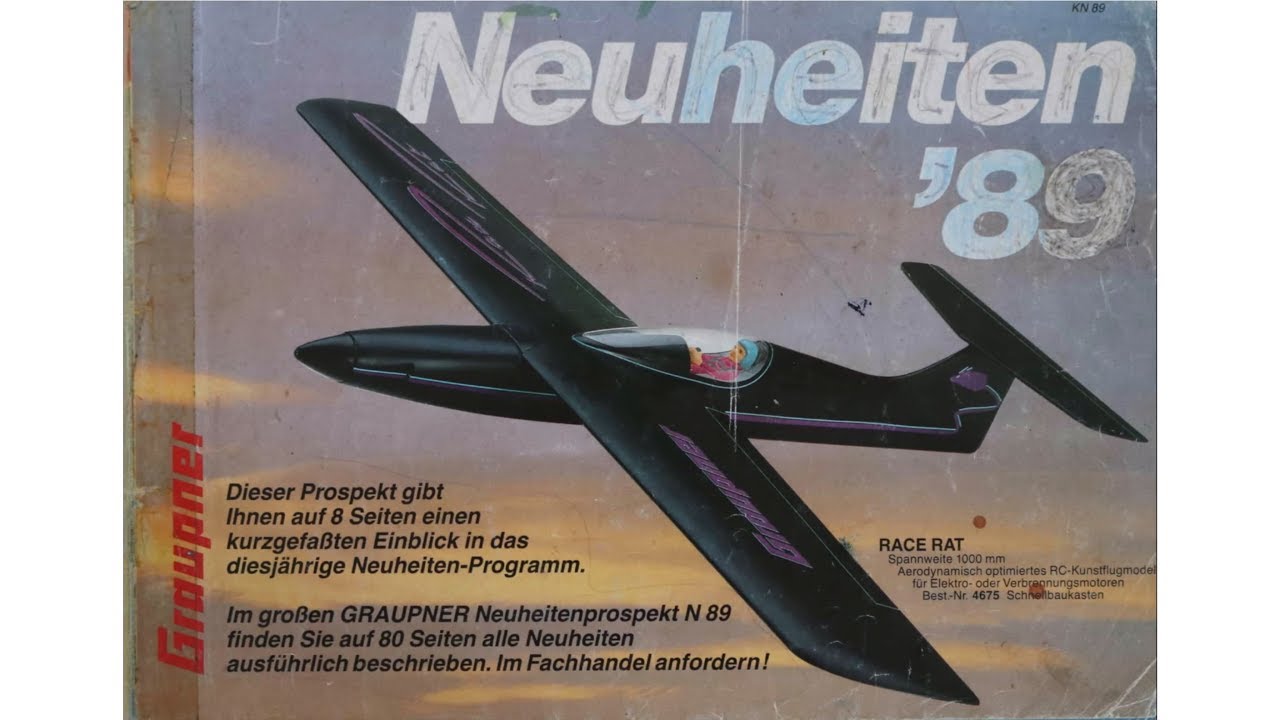 Vintage Graupner Novelty Catalog from 1989 🇩🇪