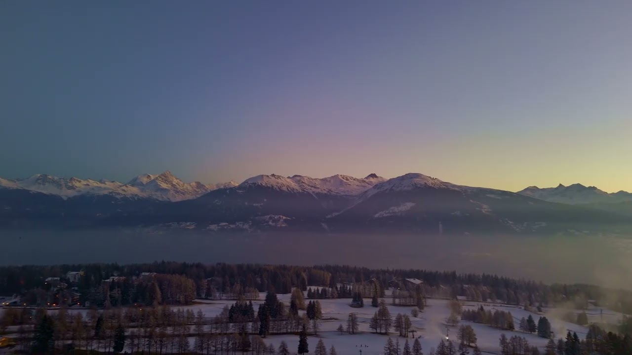 Crans  Montana Video 4k cinematic drone