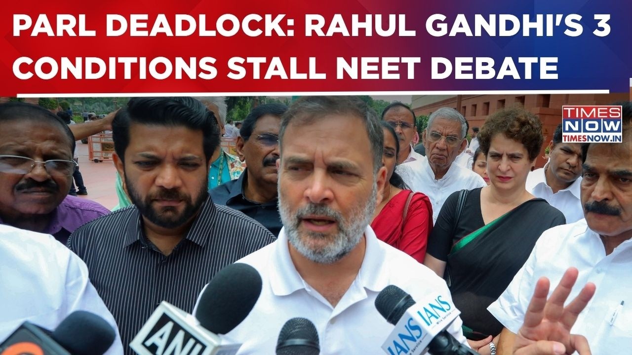 Parliament Paralysed Over NEET: Rahul Sets 3 Conditions, Refuses Debate Without Pradhan's Exit