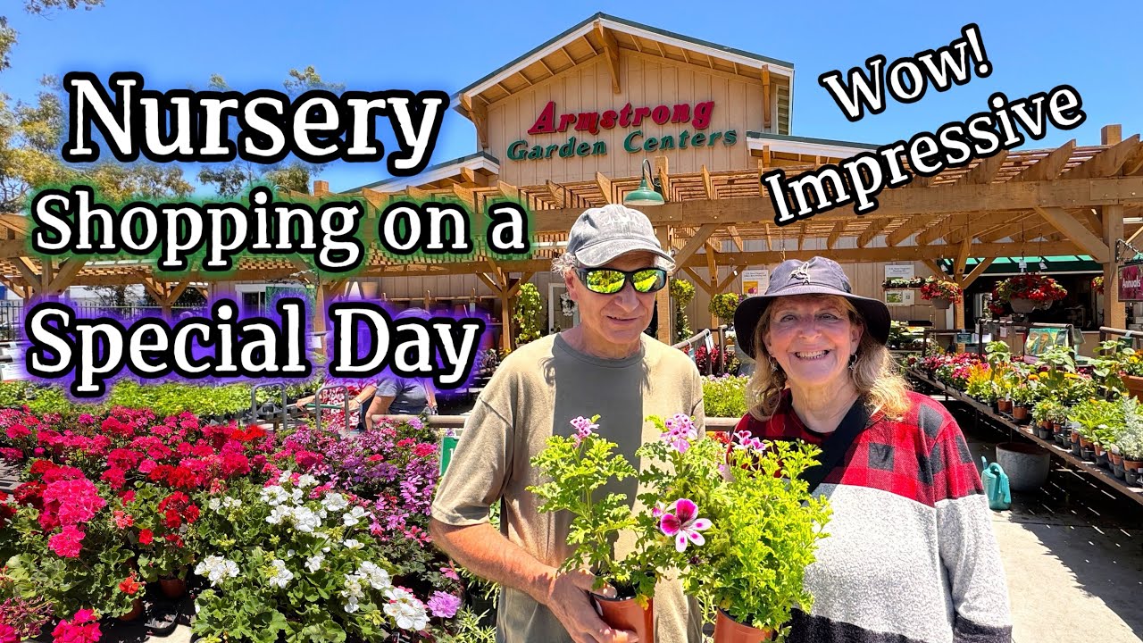 LARGE Garden Center Tour 🌻 Armstrong Nursery FULL of Flowers Succulents Vegetable Plants Geraniums