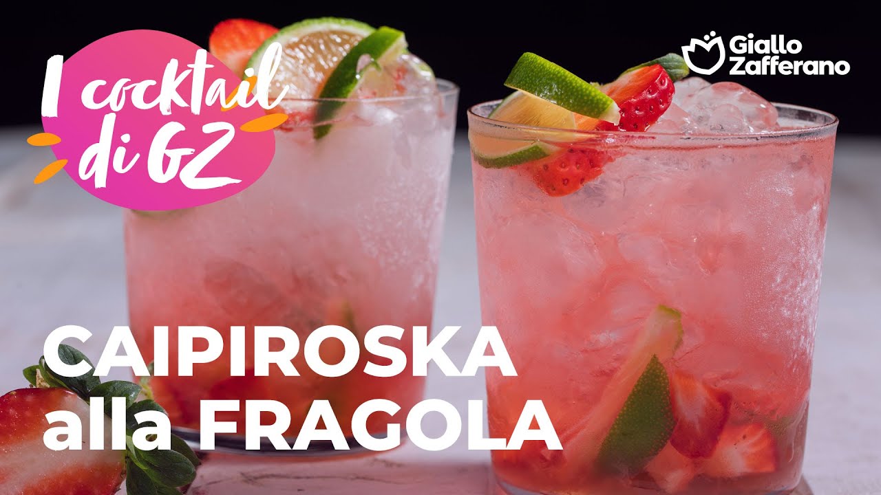 🍓 CAIPIROSKA alla FRAGOLA - I COCKTAIL di GIALLOZAFFERANO✨❤️🍹