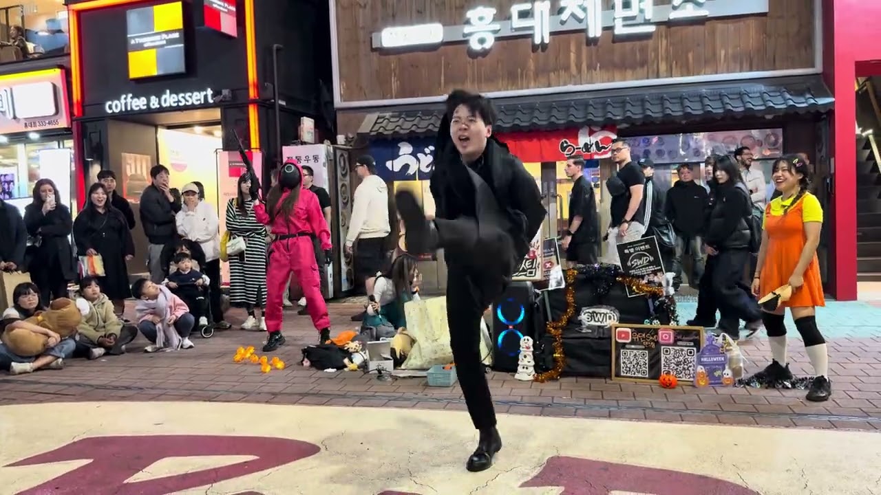 HONGDAE K-POP BUSKING (SWD) - [BTS] Dope