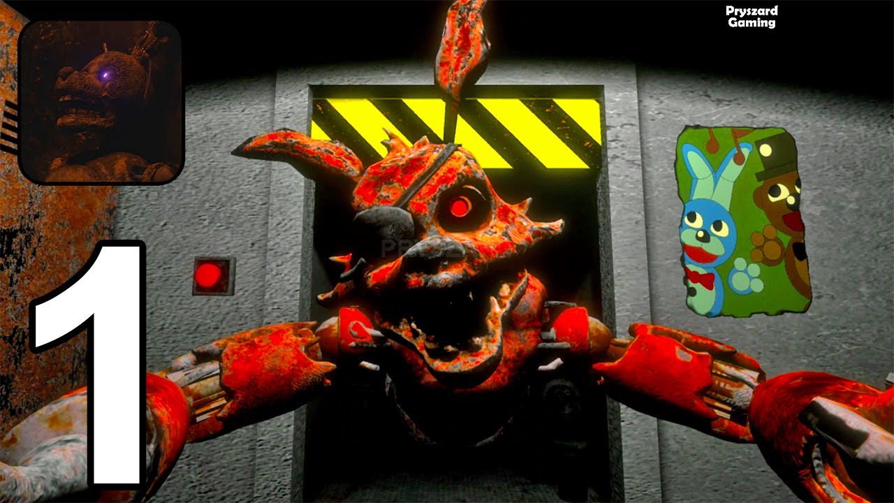 After Fright - Gameplay Part 1 Beta, Foxy & Springtrap Jumpscare - Android Gameplay