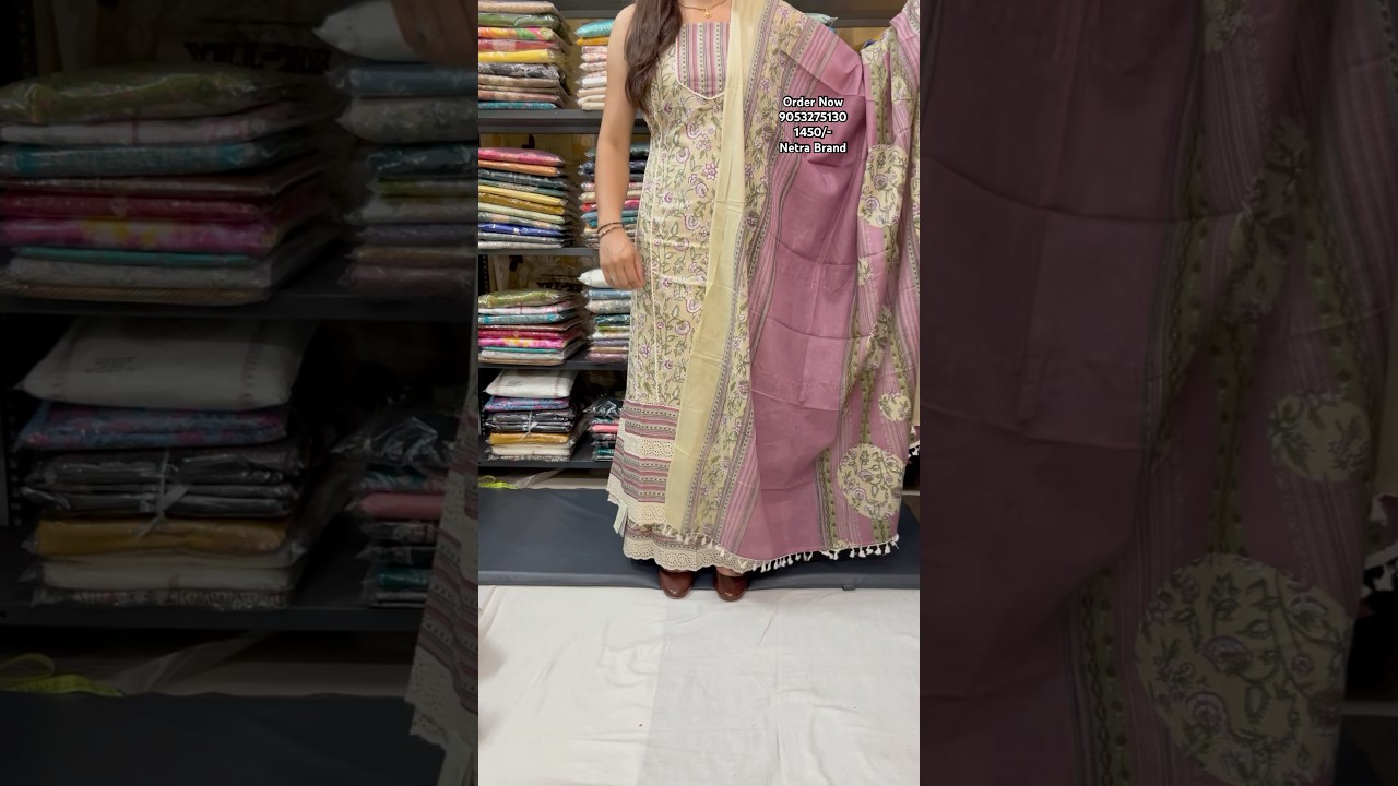 Netra Brand Pure Cotton Suit ❤️1450/-Free Shipping ❤️#fashion #new #brand #latest #trending #fancy