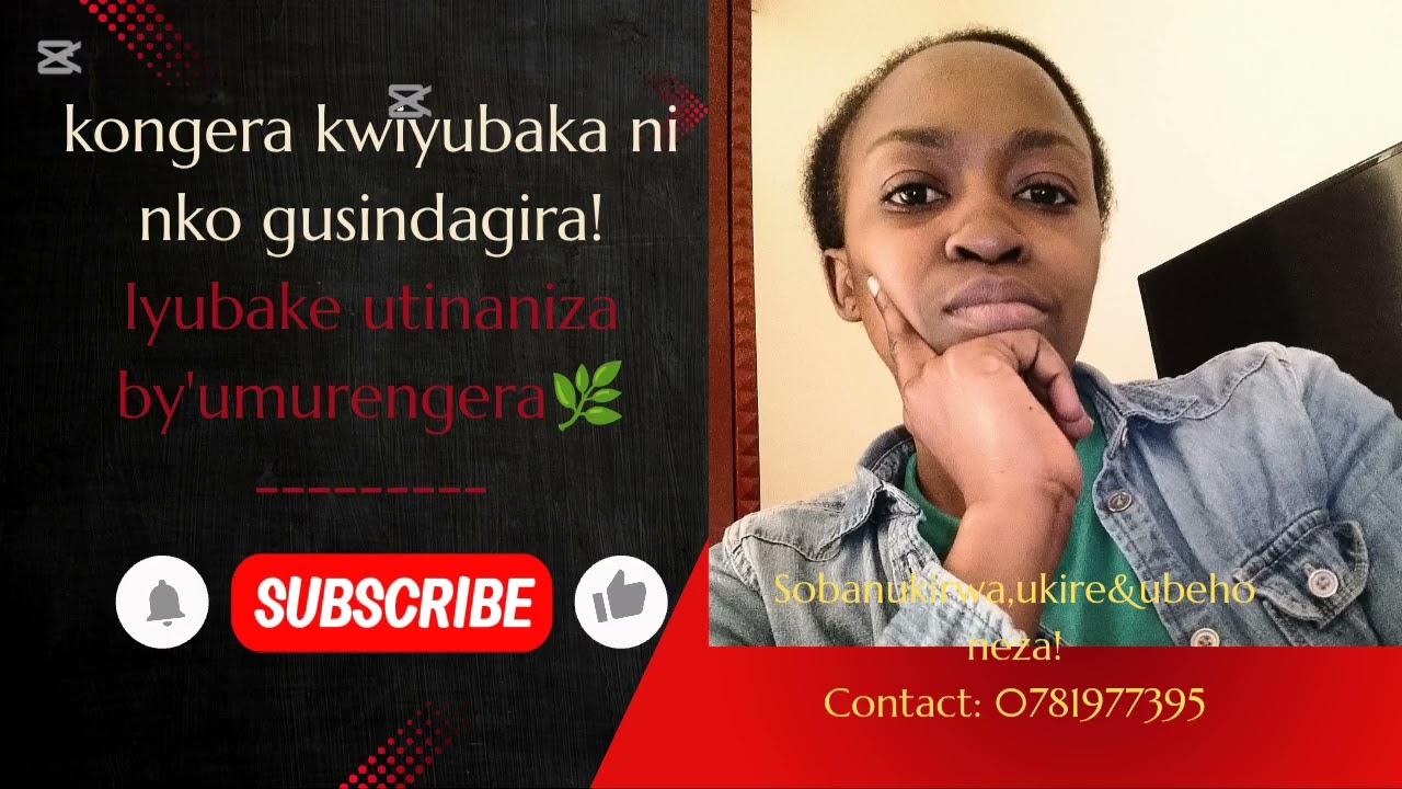 Uko wakongera kwiyubaka utinanije cyane nyuma y'ibihe bikomeye