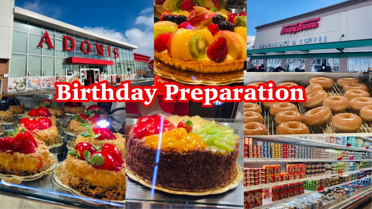 Pre Birthday Preparation | Cake Order From Adonis| Krispy kreme Donuts| Pakistani mom in Canada 🇨🇦
