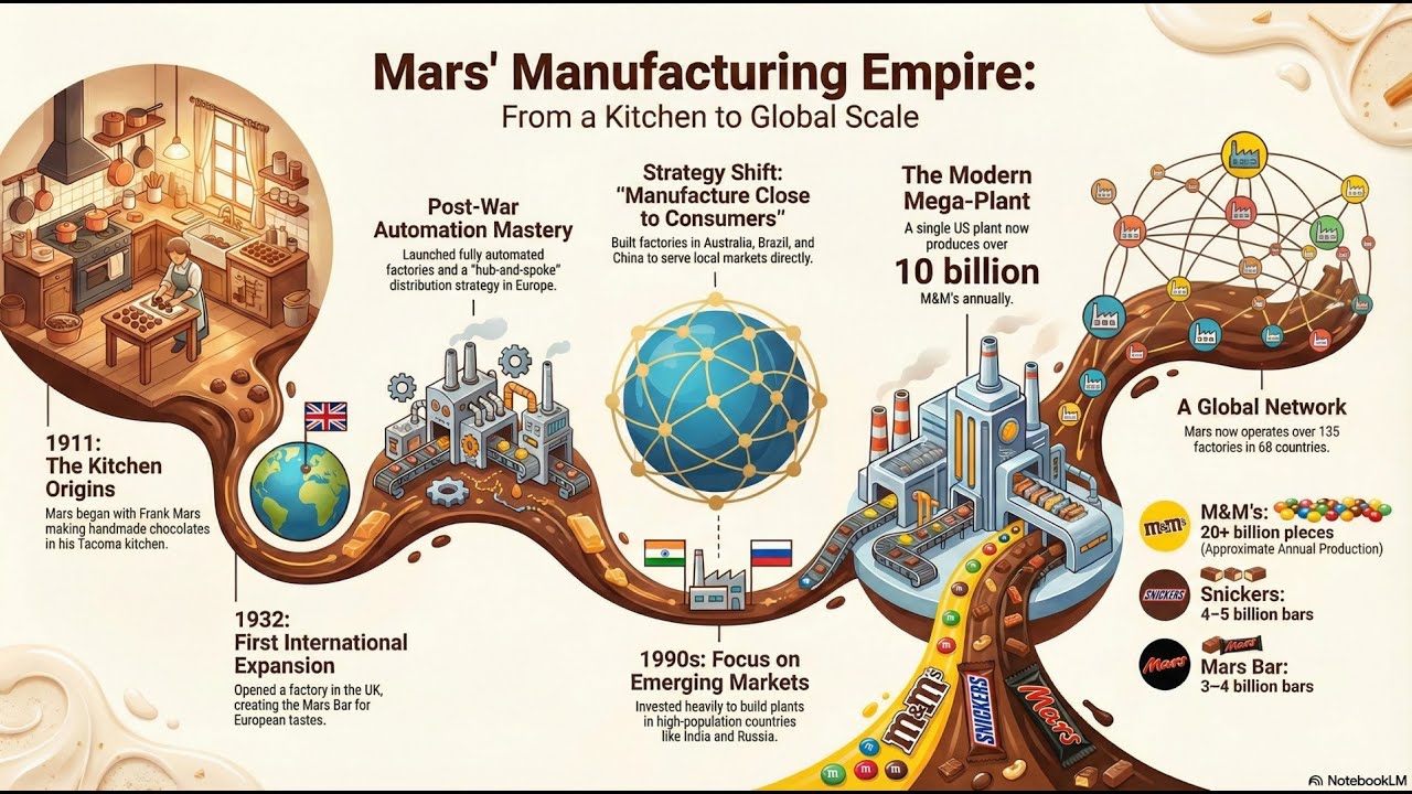 How Mars Built a Global Chocolate Manufacturing Empire