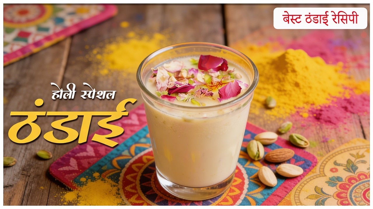 Holi Special Thandai Recipe