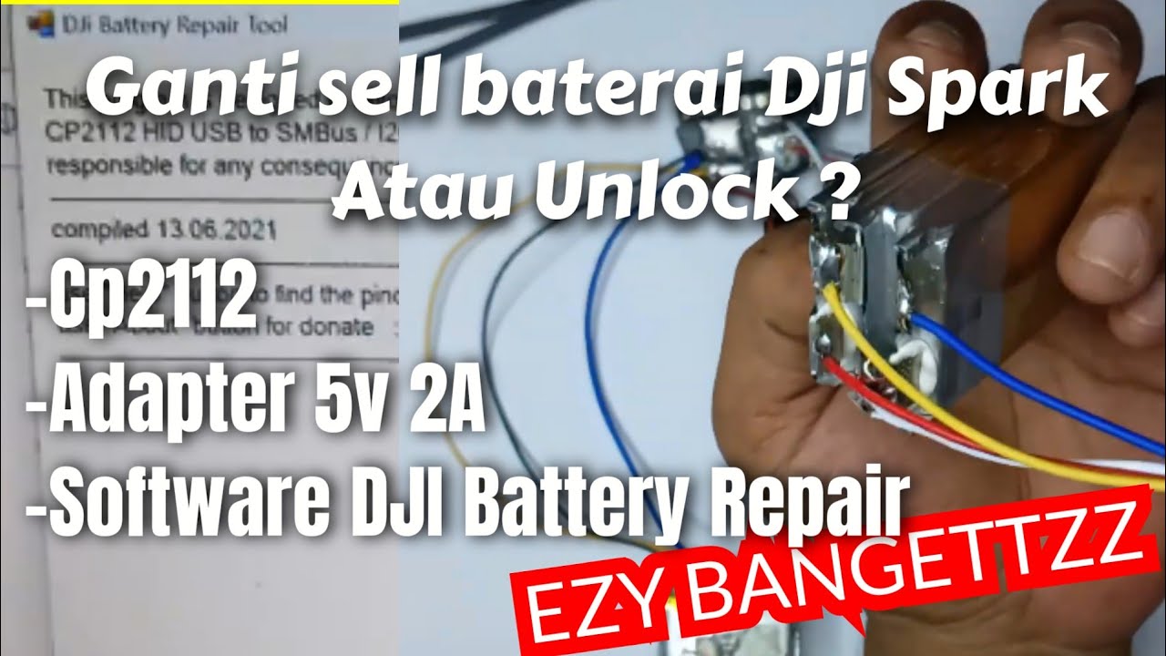 Ganti sell baterai DJi Spark, pemula juga bisa