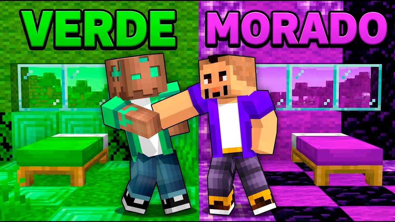 Batalla de Colores en Minecraft!