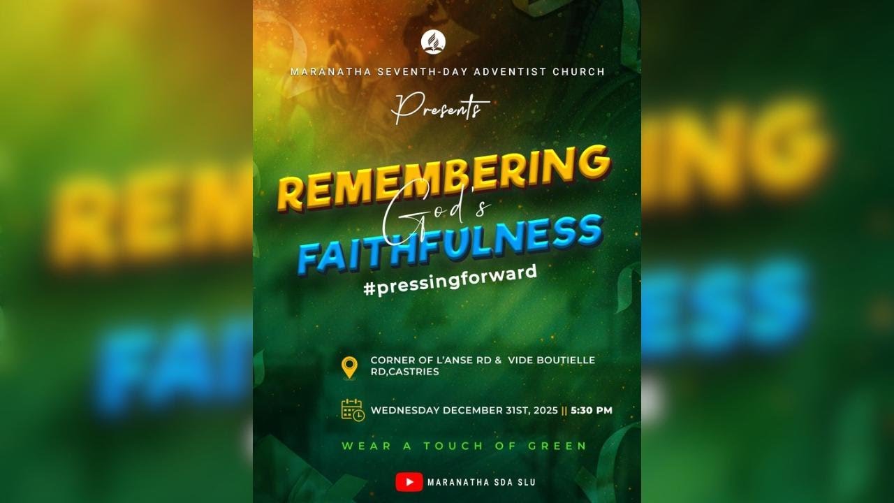 Maranatha Seventh-day Adventist Church | Old Years' Night Service | 31.12.2025