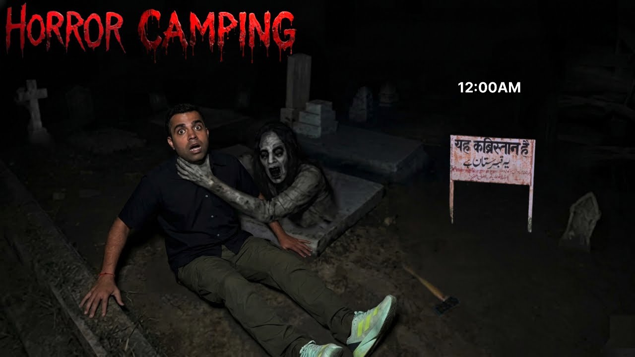 Solo Night Camping In Most Haunted Place Kabrishtan Car Rooftop Tent Jungle Horror Camping VideoVlog