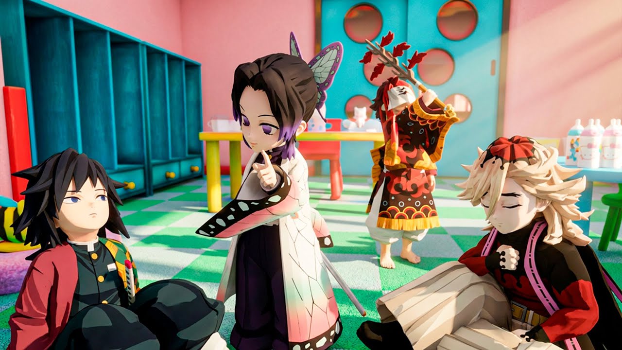o CAOS na CRECHE de Demon Slayer Vr