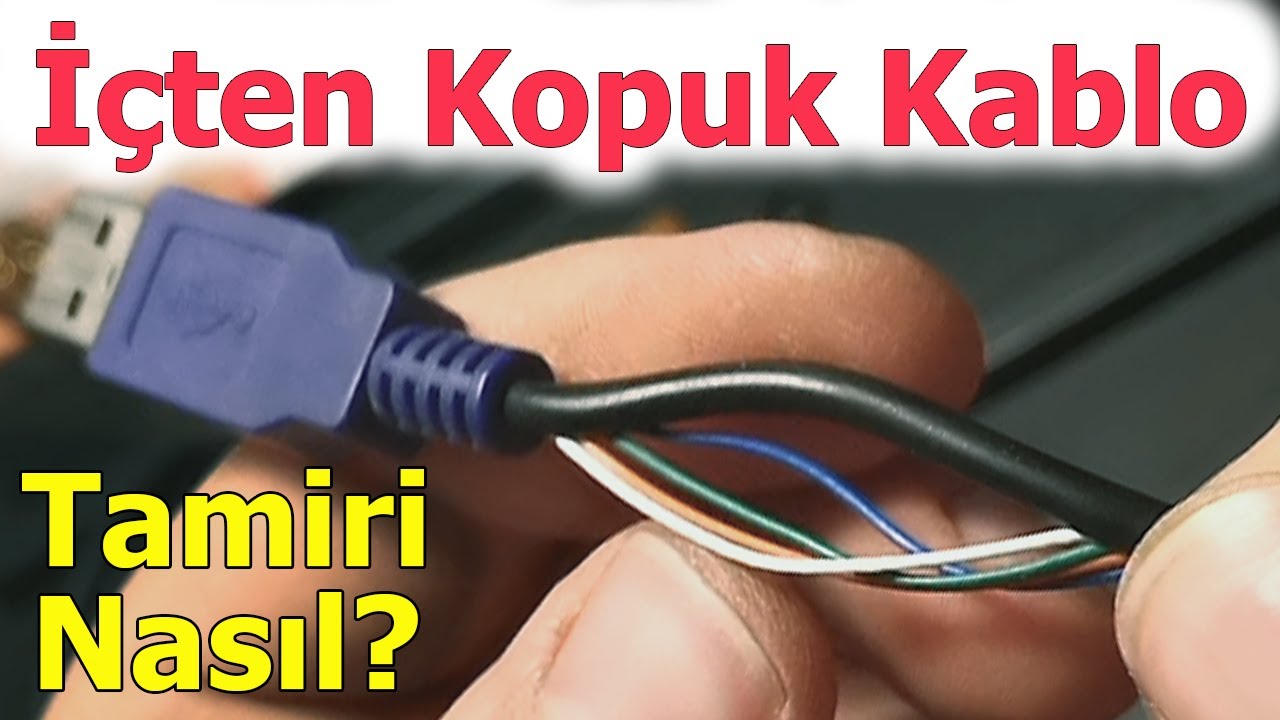 İçten Kopuk Kablo Nasıl Bulunur? Klavye Bazen Çalışıyor, Gelip Gidiyor? USB Klavye Tamiri Bölüm 2