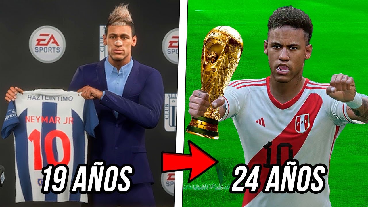 Reinicio la Carrera de Neymar, pero como Peruano