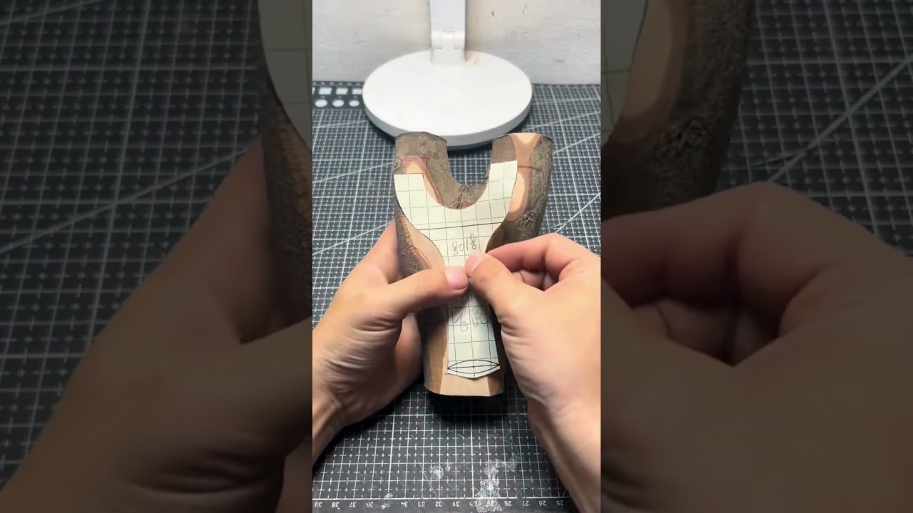 Slingshot made from scratch #slingshot #woodscraft #diy #woodworking #wood