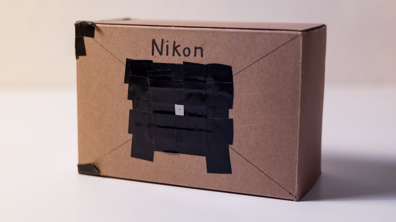 HAGO una CAMARA Estenopeica - Con una Caja!