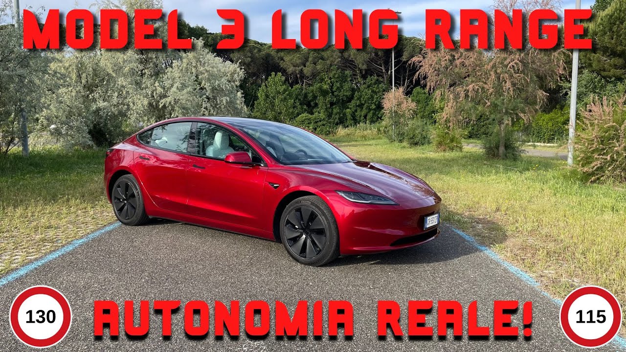 Model 3 LR Highland - La macina-km! Prova di autonomia⚡️Lampi di Tesla on the road