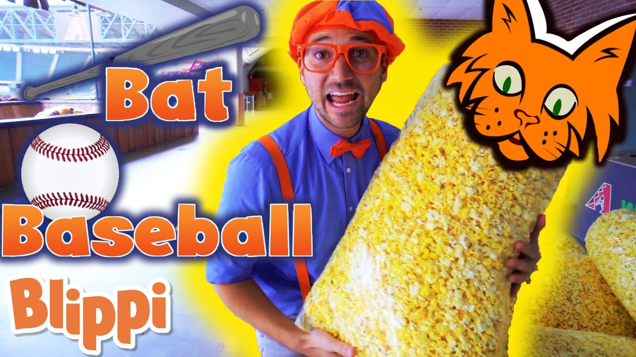 BLIPPI Learns how to play BASEBALL! | ABC 123 Moonbug Kids | Fun Cartoons | Learning Education