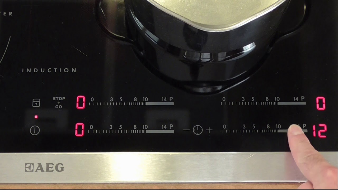Recensione comandi Slider classici AEG-Electrolux, su piano cottura a induzione