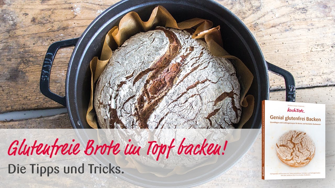 Glutenfreies Brot im Bräter backen | einfache Anleitung