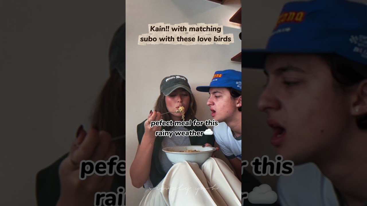 SOFIA & DANIEL PERFECT MEAL FOR RAINY DAYS #sofiaandres #danielmiranda