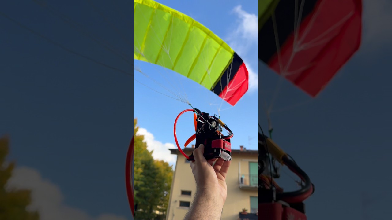 Unboxing WolfBush R/C Mini Paraglider💥🪂​⁠@Stirlingkit #rc #modelaviation #paragliding #viral #yt