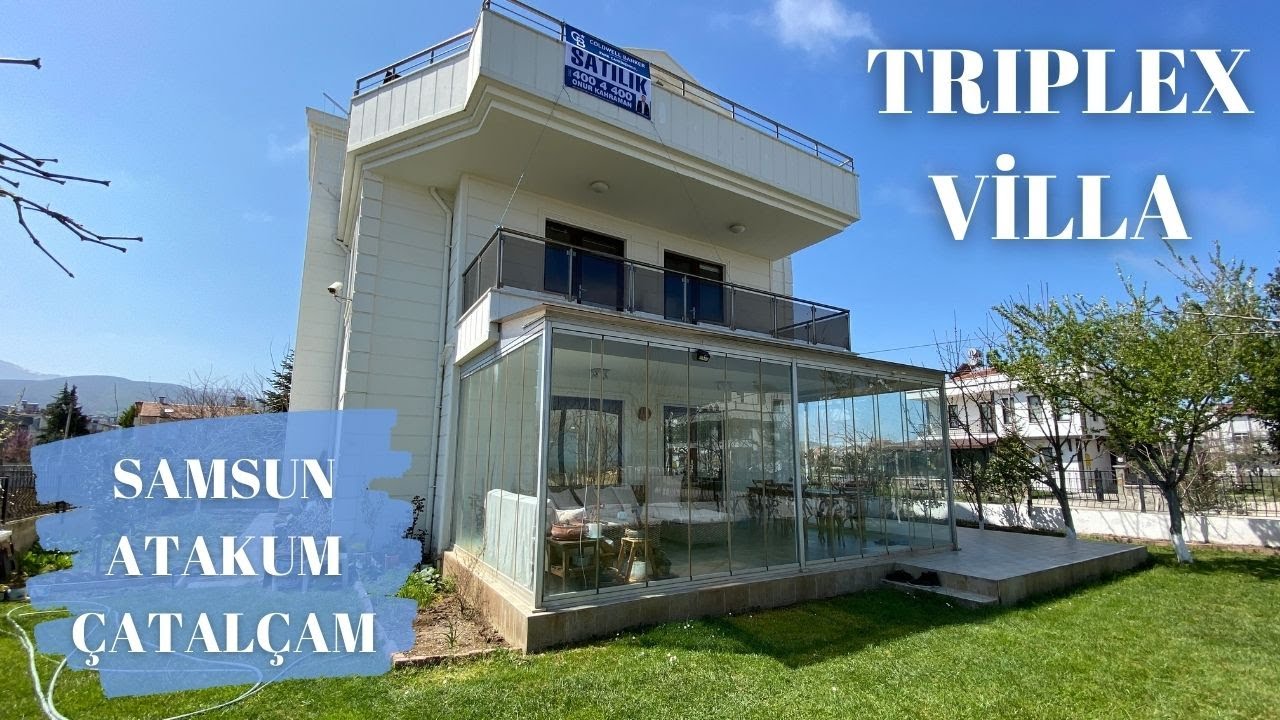 ✅ SATILDI | TRIPLEX VİLLA | SAMSUN ATAKUM ÇATALÇAM |