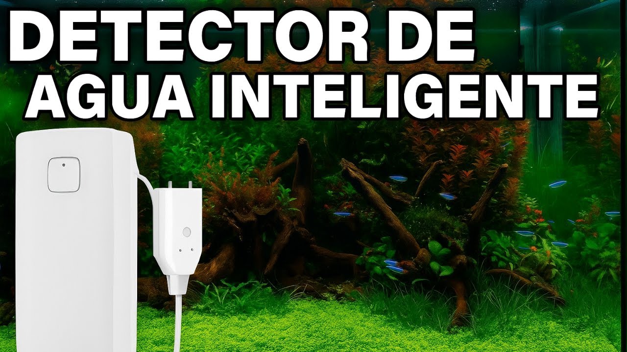 El mejor detector de agua para acuario 💧 | Evita desbordes y recibe alertas en tu móvil 🚨