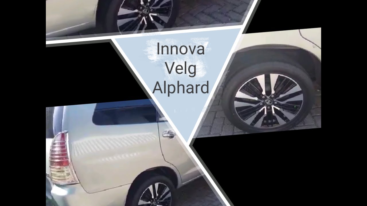 Innova Pakai Velg Alphard Vellfire Terbaru Ring 18 | Plug and Play