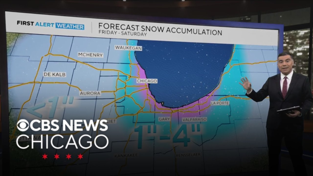 Tracking lake-effect snow for Chicago area, NW Indiana