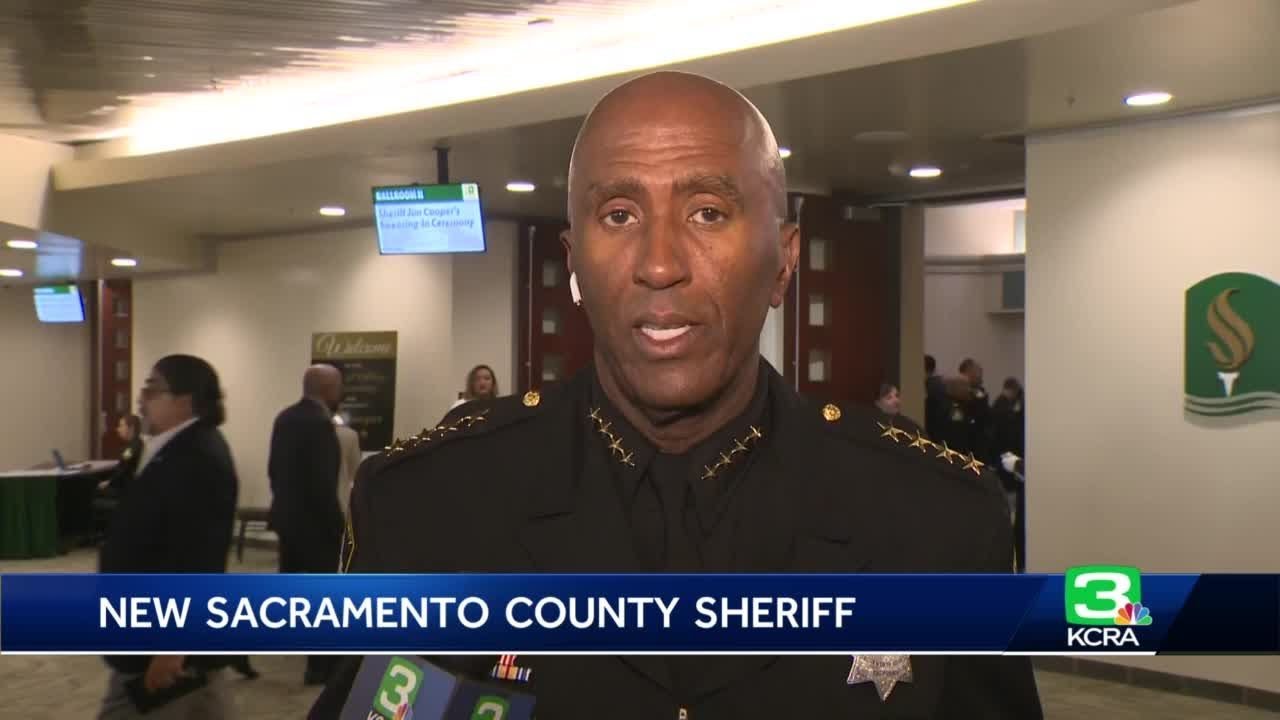Jim Cooper sworn in as Sacramento County&rsquo;s first Black sheriff