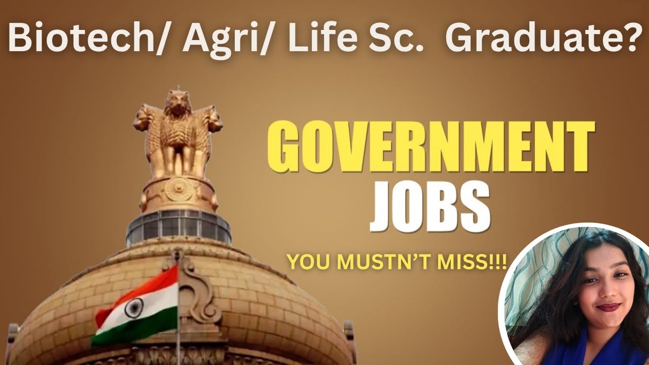 Top Govt Jobs for Biotech Graduates | Salary up to ₹2.5 Lakh😱|ICMR, DRDO, ISRO, FSSAI #lifesciences