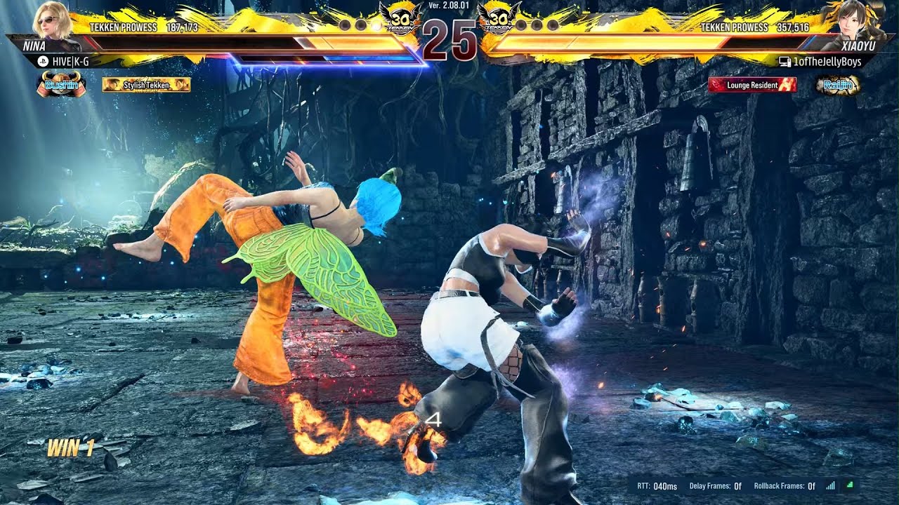 Nina (K-G) v Xiaoyu (JellyBoys) - Tekken 8 Ff5