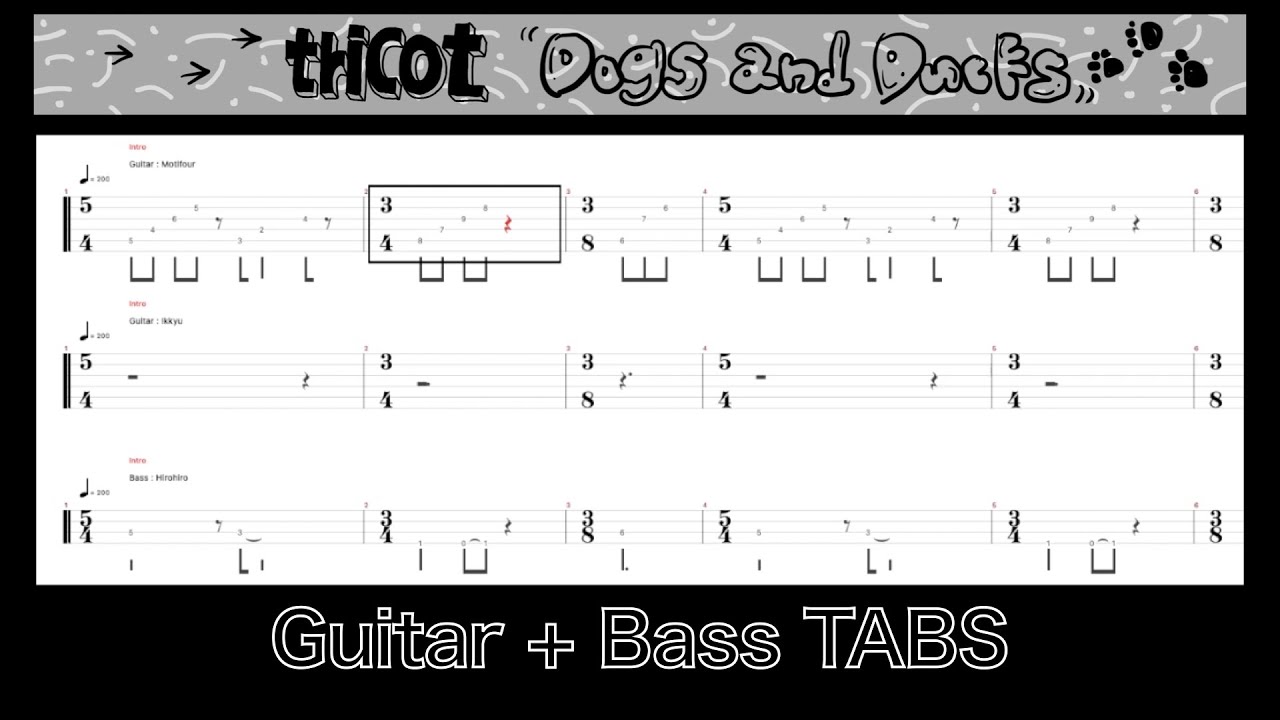 【TAB】 tricot - Dogs and Ducks