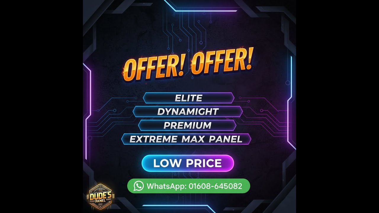 Free Fire Best Panel 🔥 Dude's Panel: Full Safe & Anti-Ban! 🎯 Fastest Buy (Low Price) রমজান অফার!