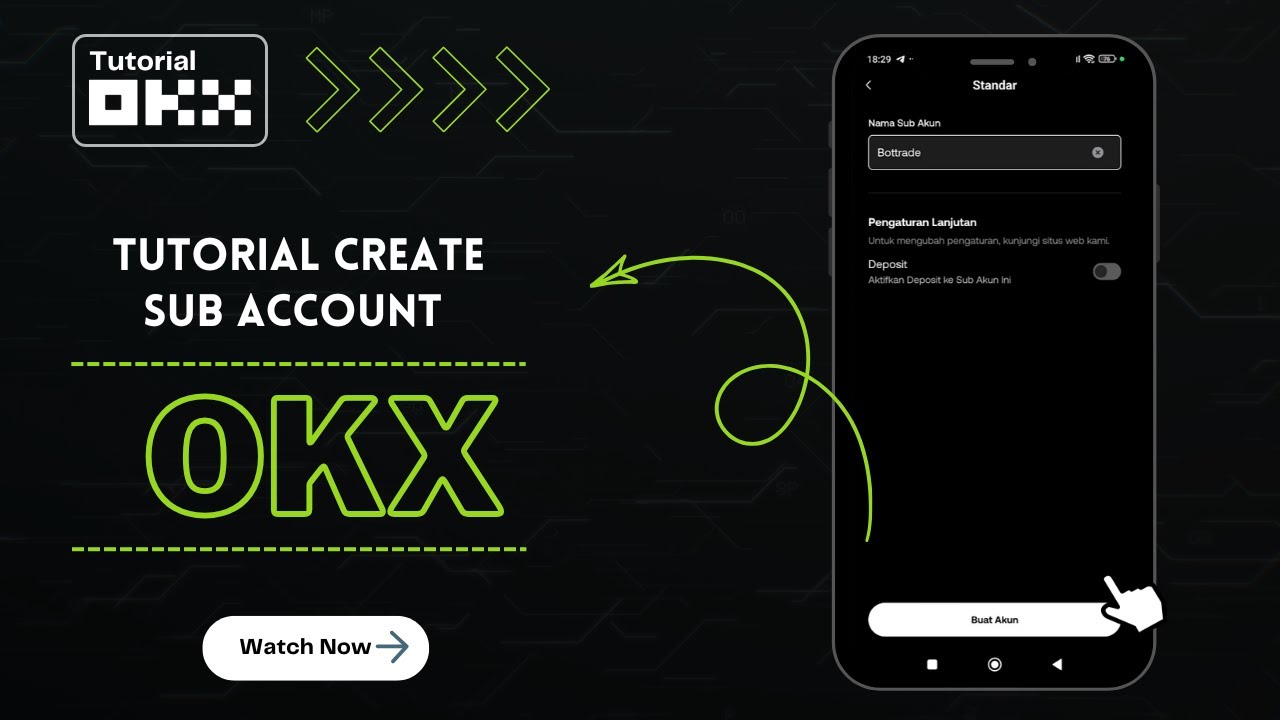Tutorial OKX membuat Sub account banyak dalam satu email account utama