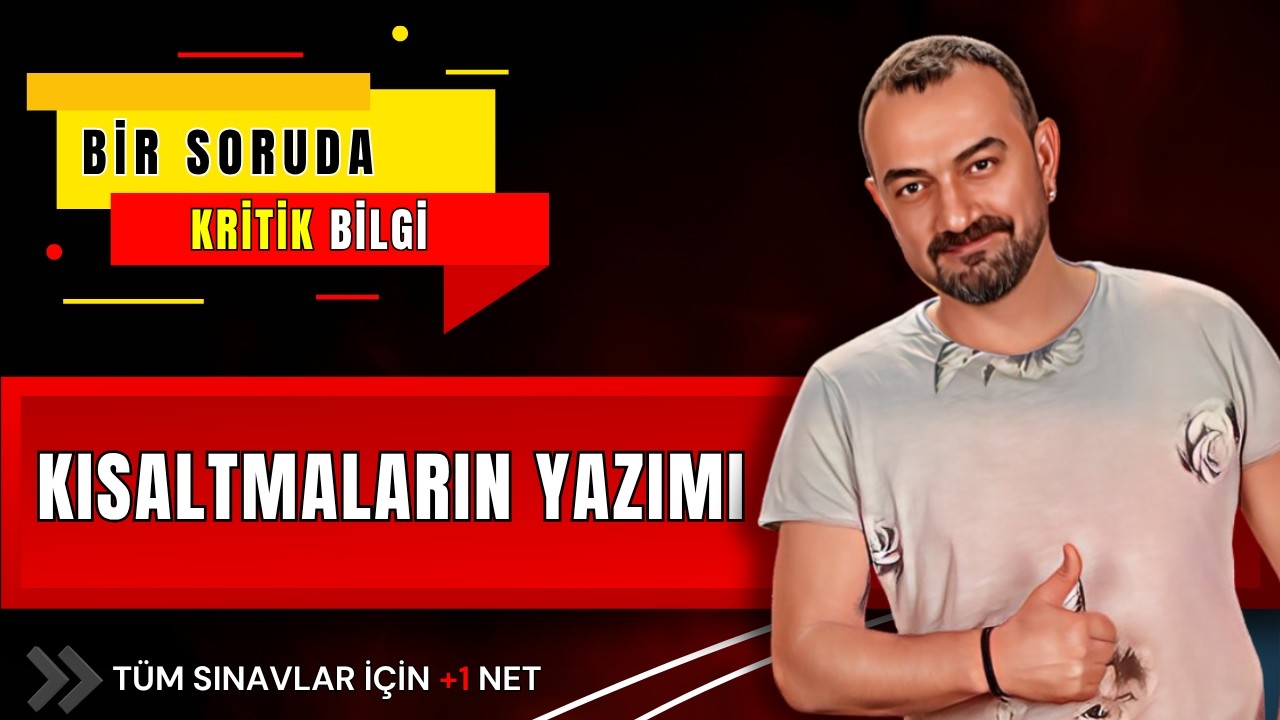 📌 Bir Soruda Tüm Kısaltma Kuralları | Yazım Kuralları