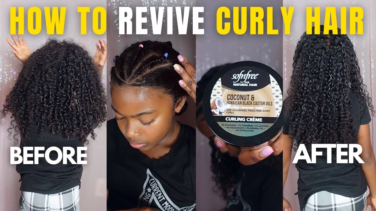 How to REVIVE Curly Hair on KIDS | Sofnfree Naturals