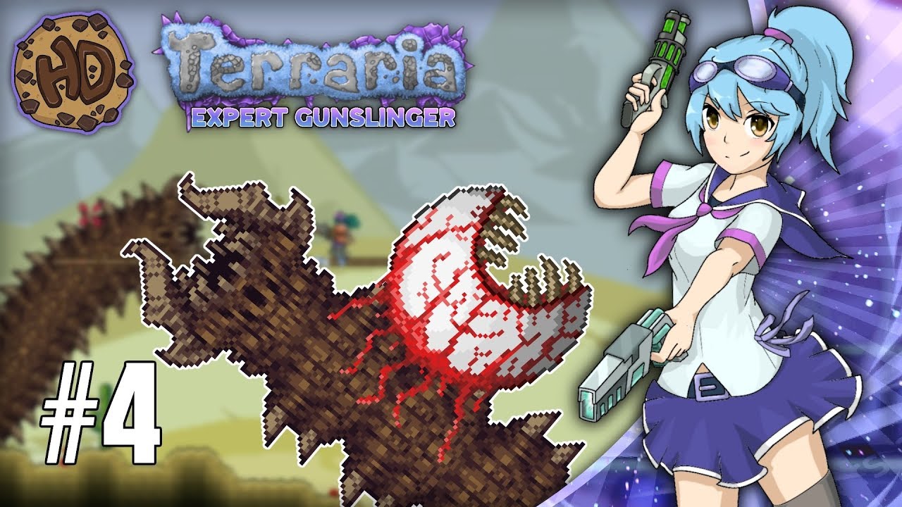 DESERT SCOURGE & EYE OF CTHULHU! Terraria Super-Modded Gunslinger | 1.3.5 #4