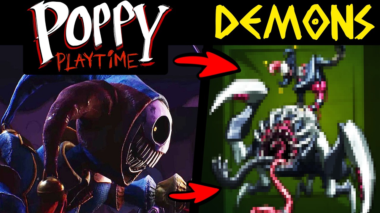 What if POPPY PLAYTIME MONSTERS Were DEMONS?! (Lore & Speedpaint)