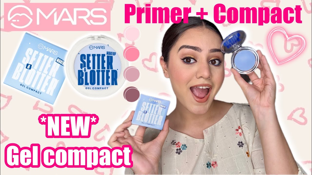 Mars *NEW* Gel compact😍 Viral Mars makeup setter & blotter | Primer + Compact 2 in 1 | Kp styles