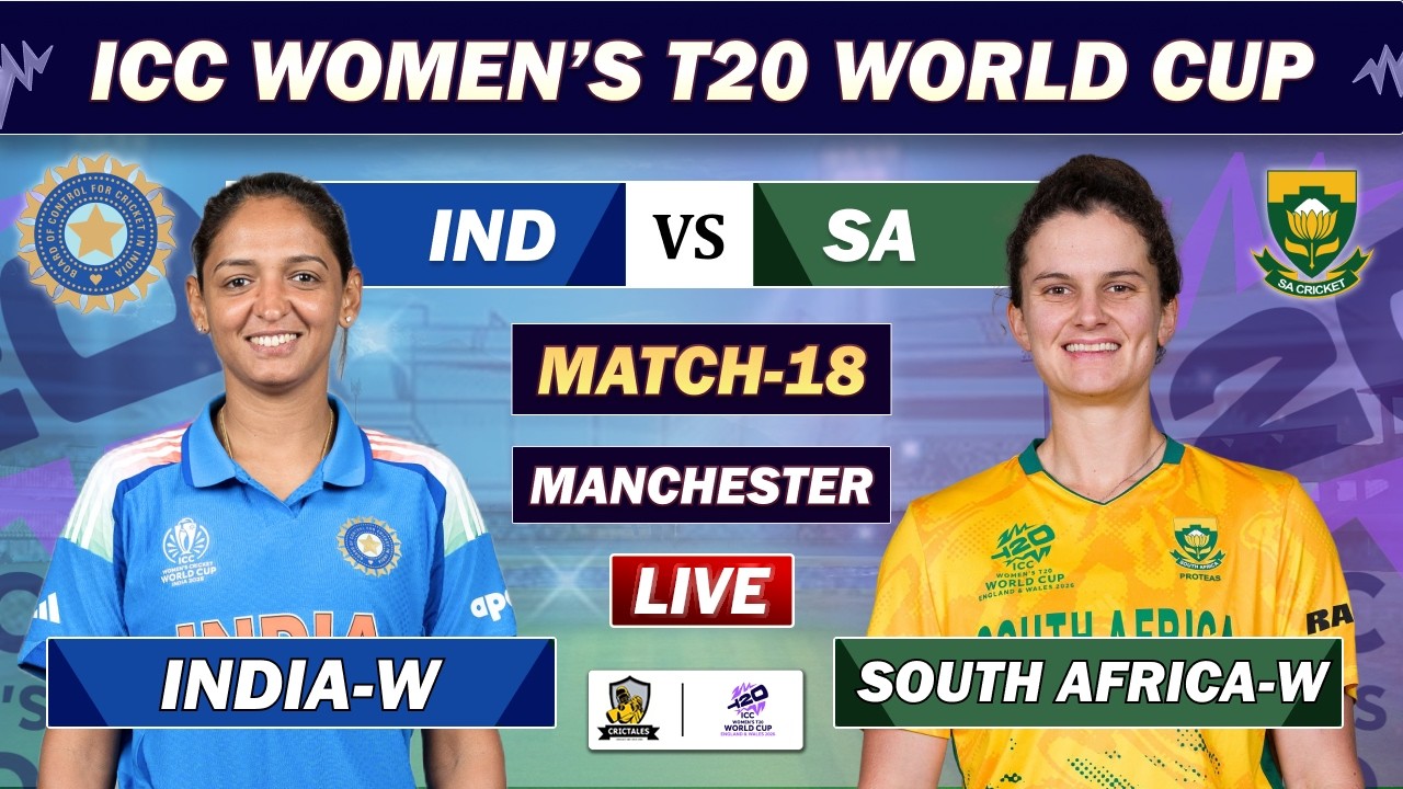 INDIA vs SOUTH AFRICA MATCH 18 LIVE COMMENTARY | IND VS SA LIVE |ICC WOMEN T20 WORLD CUP 2026 | SA