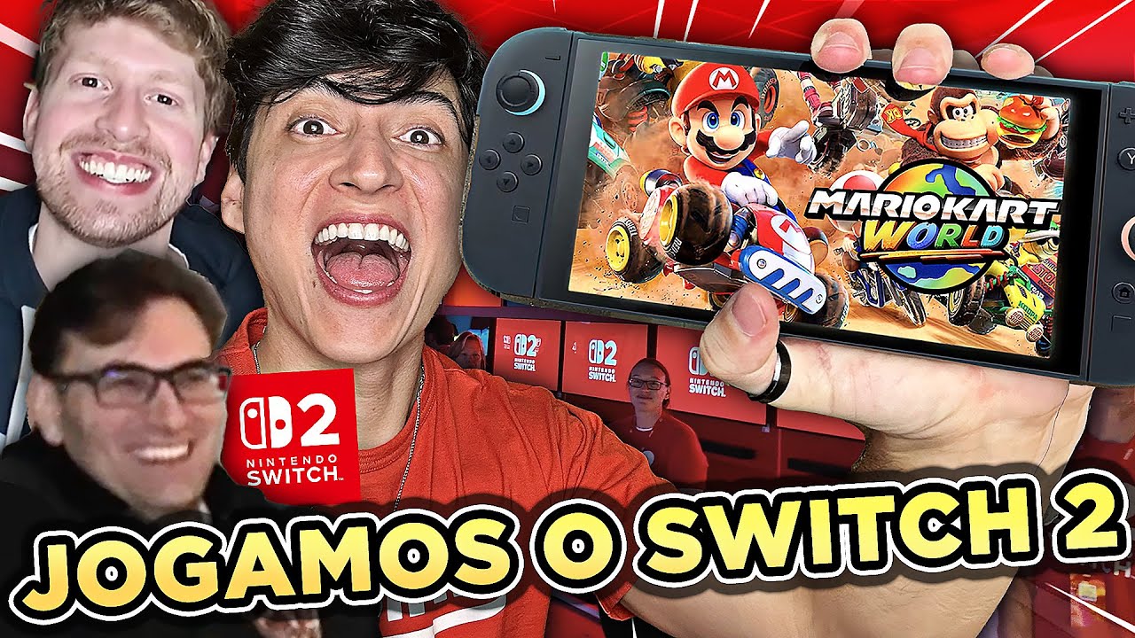 JOGAMOS O NINTENDO SWITCH 2! É a nova revolução da Nintendo?