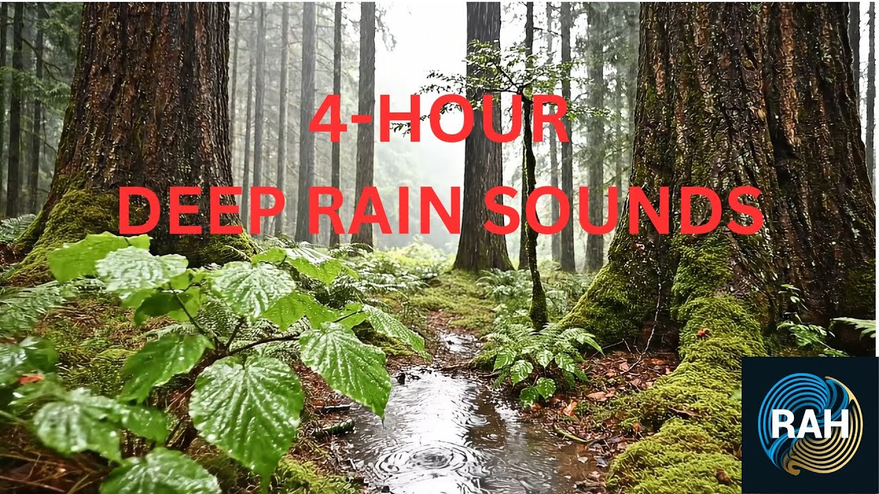 Instant Sleep: Deep Rain Sounds & Forest Ambience for Insomnia Relief (4 Hours)
