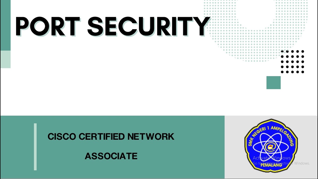 CCNA 200 - 301 || PORT SECURITY