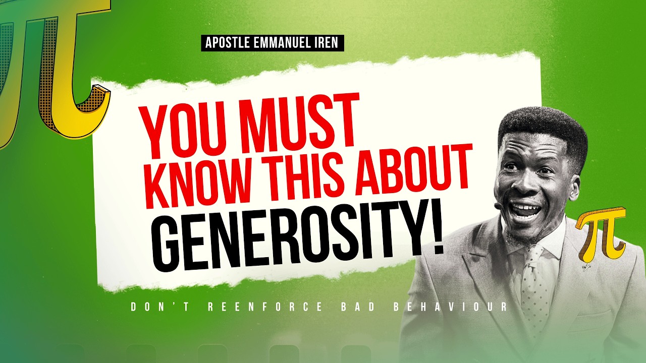TOXIC CHARITY || Apostle Emmanuel Iren #gospel #prosperity