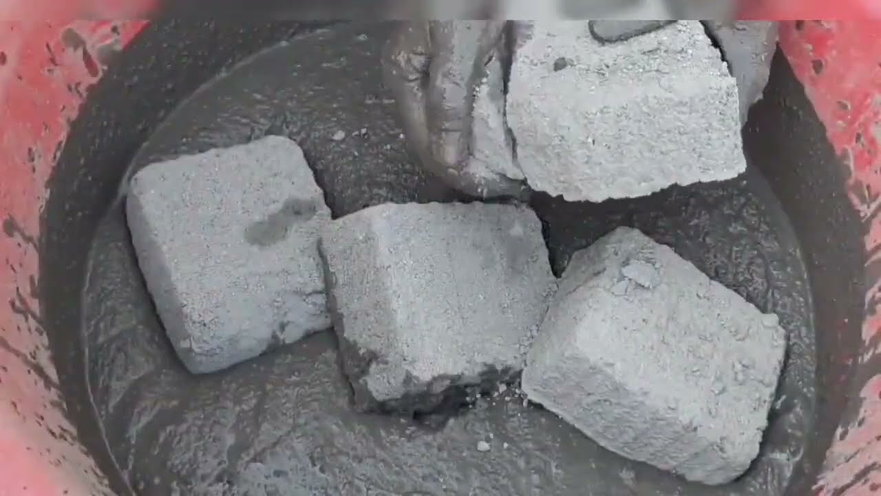 Asmr - Gritty Charcoalashes Crumble dry and water 💦 SA ASMR 